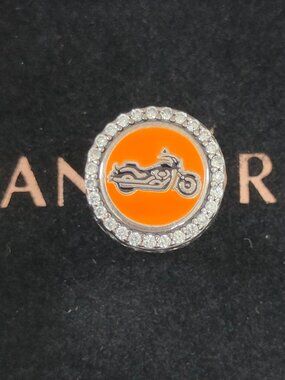 Pandora Harley Motorcycle Sturgis Exclusive Charm Bead S925 Silver with box